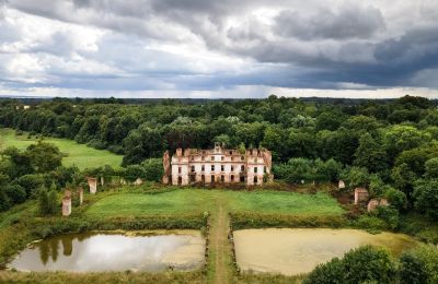 Kasteel te koop Słobity, Ermland-Mazurië, Dronefoto