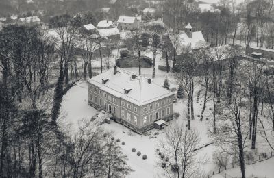Kasteel te koop Sławnikowice, Slawnikowice 99, Neder-Silezië, Dronefoto