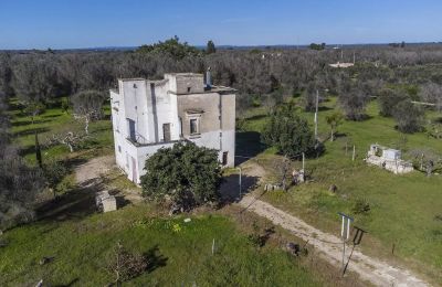 Landelijk huis te koop Oria, Puglia, Dronefoto