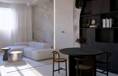 Kasteel appartement te koop Lubiechowo, West-Pommeren,, Salon - projekt aranżacji 