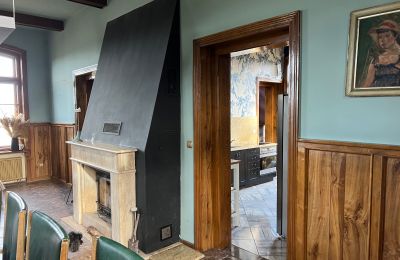 Historische villa te koop Chmielniki, Koejavië-Pommeren, Woonkamer