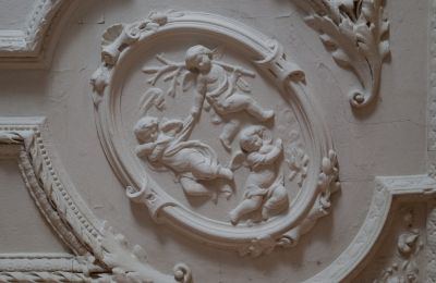 Kasteel te koop Głuchowo, Palac 1, Groot-Polen, Stucdecoratie