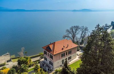 Historische villa te koop Belgirate, Piemonte, Dronefoto