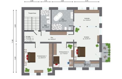 Vastgoed Magdeburg, Plattegrond 1