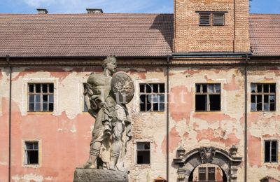 Kasteel te koop Kounice, Zámek Kounice, Středočeský kraj, Vooraanzicht