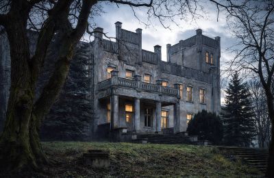 Historisch vastgoed, Neogotisch landhuis tussen Poznań en Bydgoszcz