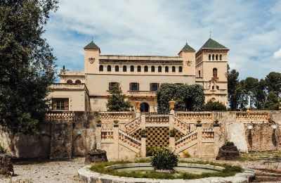 Kasteel te koop Santa Oliva, Catalonië, Tuin