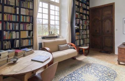 Landhuis te koop Pléneuf-Val-André, Le Tertre Rogon, Bretagne, Bibliotheek
