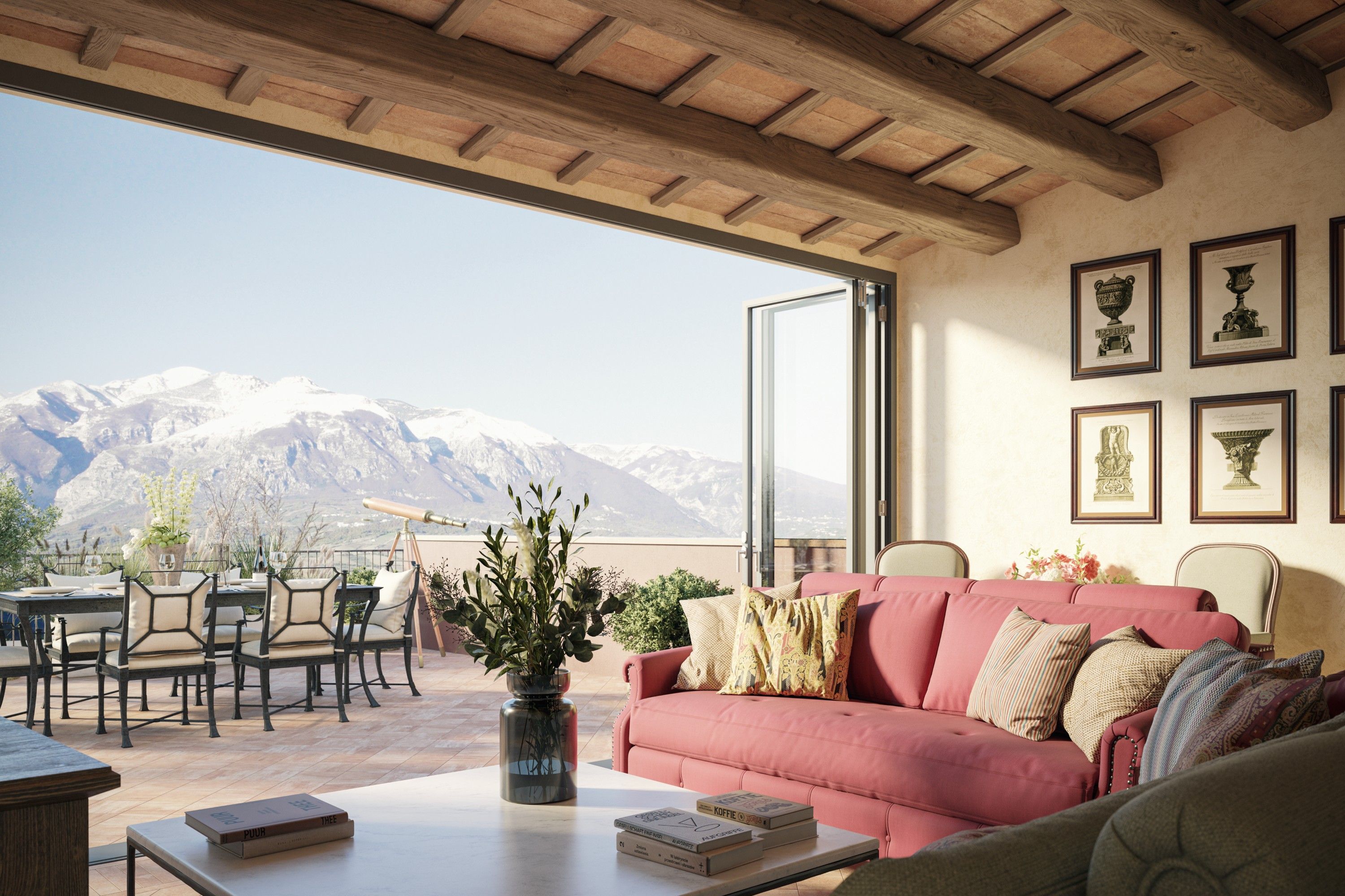 Images Exclusief Penthouse in Casoli met Panoramisch Uitzicht