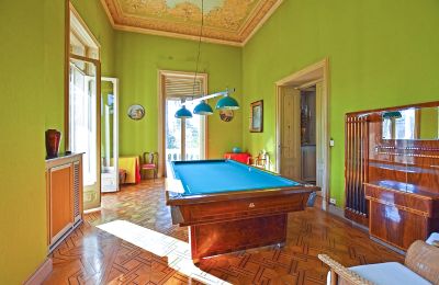 Historische villa te koop Ligurië, Biljartzaal