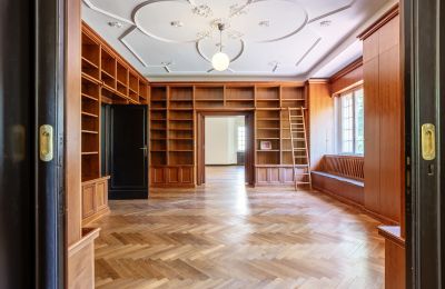 Historische villa te koop Charlottenburg-Wilmersdorf, Westend, Berlijn, Bibliotheek