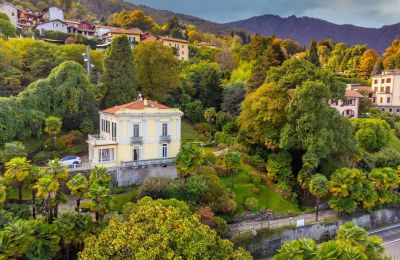 Historische villa te koop Baveno, Piemonte, Dronefoto