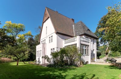 Historische villa te koop 13465 Frohnau, Berlijn,, Rückseite mit Terrasse 