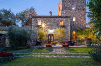 Historische panden, Historisch landgoed nabij Cortona met 7 slaapkamers en infinity pool