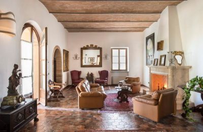 Historische villa te koop Torrenieri, Toscane, Woonruimte
