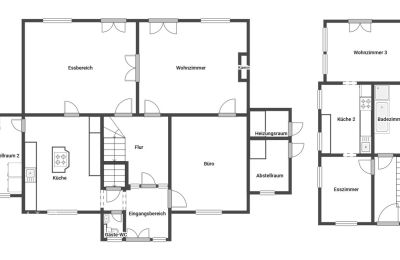 Historische villa te koop Bonn, Nordrhein-Westfalen, Erdgeschoss