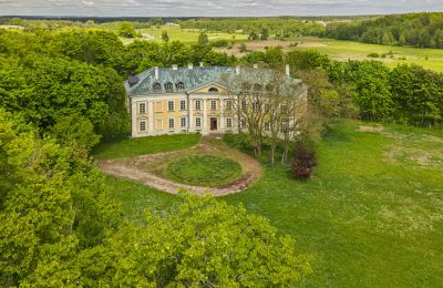 Kasteel te koop Luberadz, Mazovië, Dronefoto