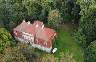 Landhuis te koop Popowo Stare, Pałac w Popowie Starym, Groot-Polen, Dronefoto