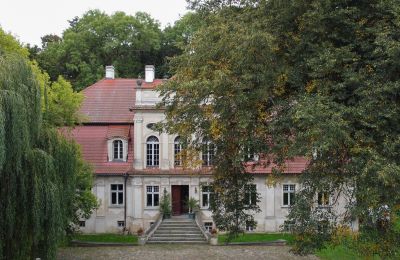Landhuis te koop Popowo Stare, Pałac w Popowie Starym, Groot-Polen, Vooraanzicht