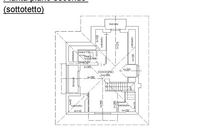 Historische villa te koop 28838 Stresa, via Principe di Piemonte, Piemonte, Floorplan 2° floor