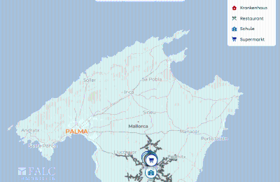 Paleis te koop Campos, Balearen, Karte Mallorca