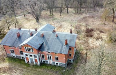 Landhuis te koop Bolkowice, Dwór w Bolkowicach, West-Pommeren, Dronefoto