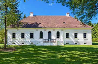 Historisch vastgoed, Landhuis in de grensregio Hongarije–Oostenrijk met 5 hectare park