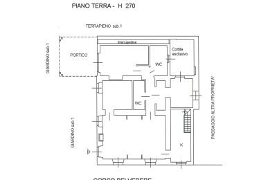 Vastgoed Ghiffa, Plattegrond 2