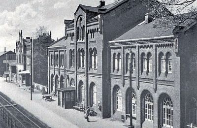 Historisch huis te koop 49356 Diepholz, Am Bahnhof  1, Nedersaksen, Bahnhofsgeäude Rückseite ca. 1930