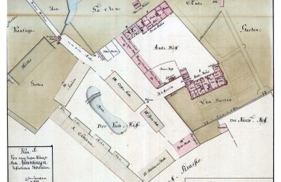 Kasteel te koop 16259 Bad Freienwalde (Oder), Brandenburg, Lageplan von 1795