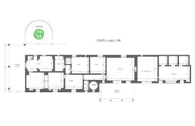 Vastgoed Francavilla Fontana, Plattegrond 1