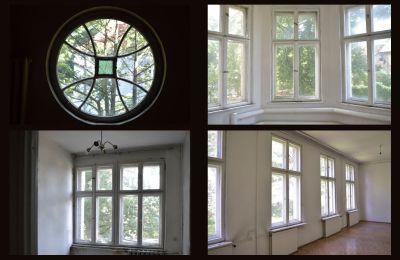 Historische villa te koop Koszalin, Marszałka Józefa Piłsudskiego 53, West-Pommeren, wnętrza,okna,sale