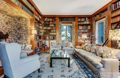 Historische villa te koop 21019 Somma Lombardo, Lombardije, Bibliotheek