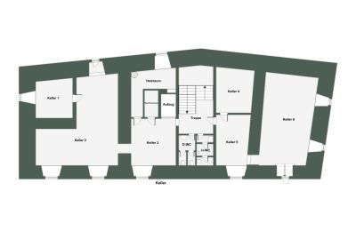 Kasteel te koop 32683 Barntrup, Noordrijn-Westfalen, Grundriss - KG