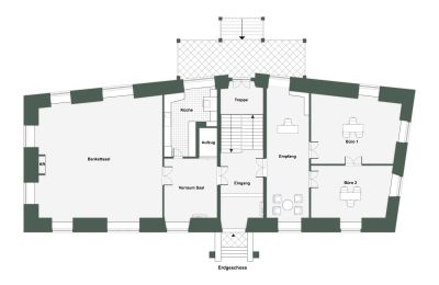 Kasteel te koop 32683 Barntrup, Noordrijn-Westfalen, Grundriss - EG