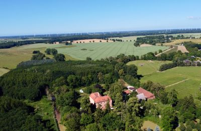 Middeleeuws kasteel te koop 18513 Glewitz, Turow 19, Mecklenburg-Vorpommern, Übersicht von Westen