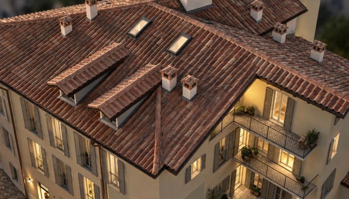 Appartement met terras en energieklasse A1 in een palazzo