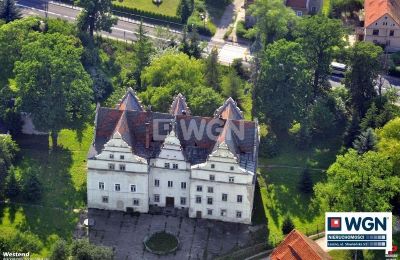 Kasteel te koop Wilków Wielki, Zamek w Wilkowie Wielkim, Neder-Silezië,, Dronefoto