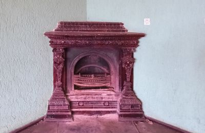 Kasteel te koop Bronów, Pałac w Bronowie, Neder-Silezië, Open haard