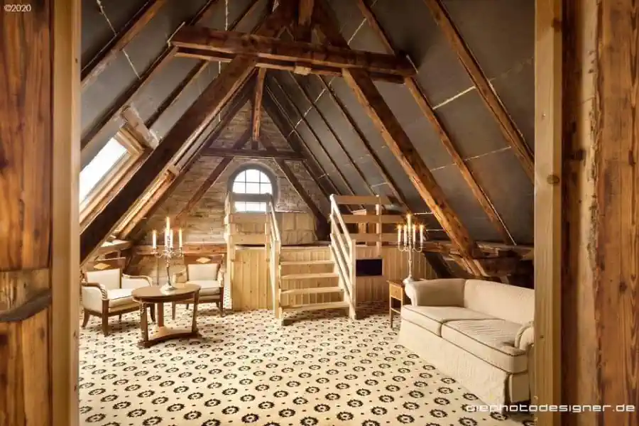Kasteel Beesenstedt, zolder