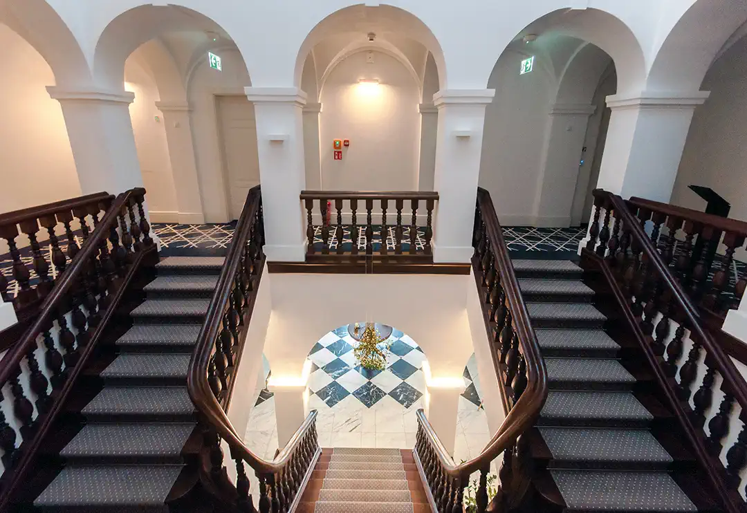 Brandveiligheidsconcept kasteelhotel