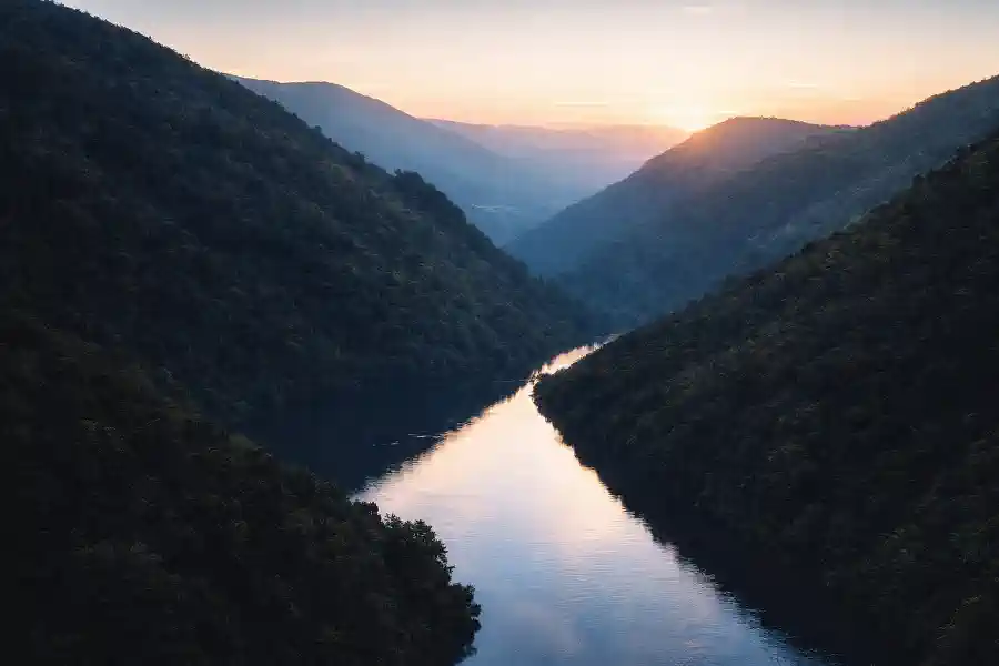Ribeira Sacra landschap in Spanje