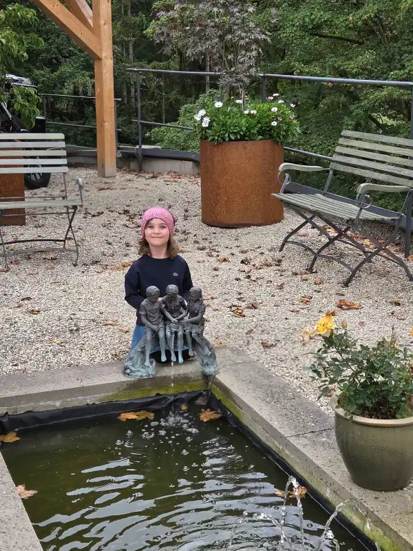 Glas, staal, water en avonturenparadijs op het kasteel